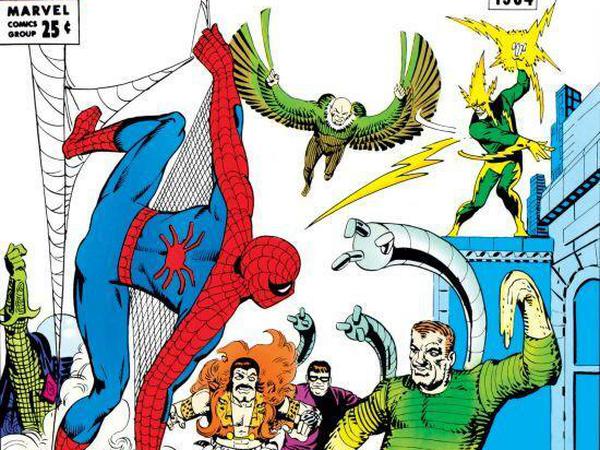 Klassiker: In der ersten Ausgabe von „Amazing Spider-Man Annual“ debütierten die Sinister Six 1964. 