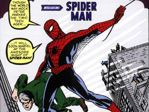 Kulturrevolution: Der erste Auftritt von Spider-Man im Sommer 1962 - damals noch teilweise ohne Bindestrich.