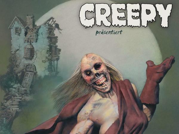 Liebevoll restauriert: Das Cover des Sammelbandes mit Richard Corbens Arbeiten für "Creepy".