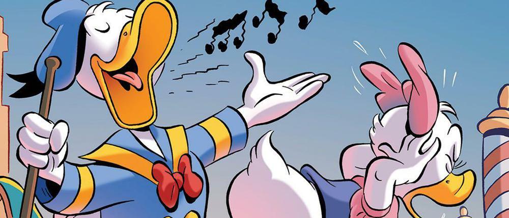 Globetrotter: Donald Duck, von Flemming Andersen gezeichnet.