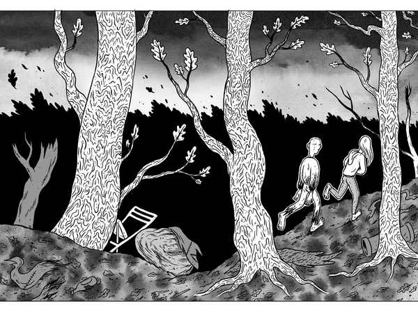 Im Wald da sind die Räuber und was nicht noch alles: Eine Szene aus dem besprochenen Buch.