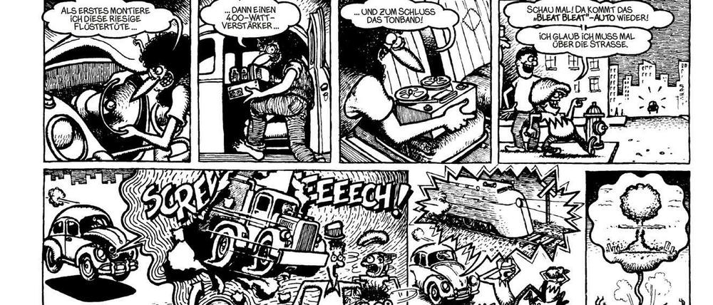Sex, Drugs &amp; komische Zeichnungen: Eine Seite aus der Freak-Brothers-Gesamtausgabe.
