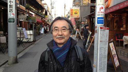 Flaneur: Manga-Autor Jiro Taniguchi beim Spaziergang durch eines seiner Lieblingsviertel in Tokio.