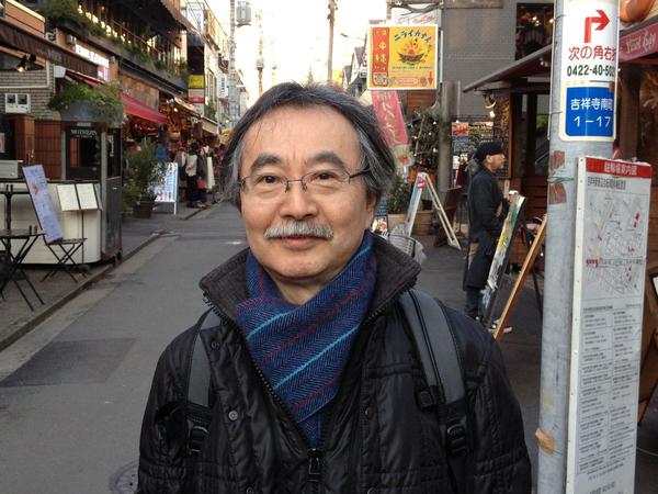 Flaneur: Manga-Autor Jiro Taniguchi beim Spaziergang durch eines seiner Lieblingsviertel in Tokio.