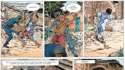 Überlebenskampf: Eine Seite aus „Kivu“.