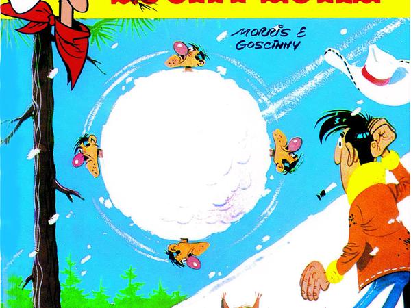 Talfahrt: Das Cover von "Lucky Luke - Die Daltons im Blizzard".