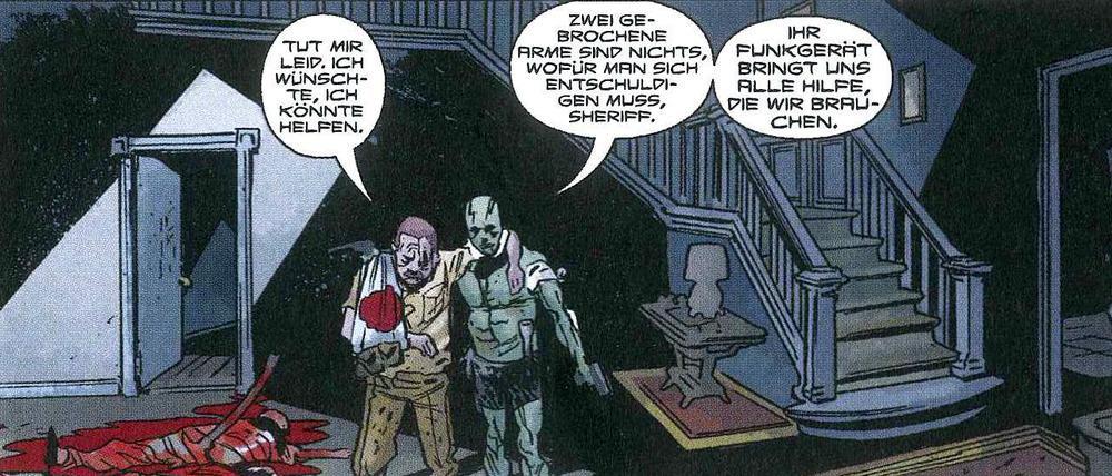 Welt der Superlative: Eine Seite aus „Geschichten aus dem Hellboy-Universum II“.