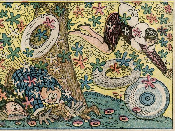 Flower Power: Ein Panel aus Cliff Sterretts "Polly and Her Pals" vom 13. November 1927.