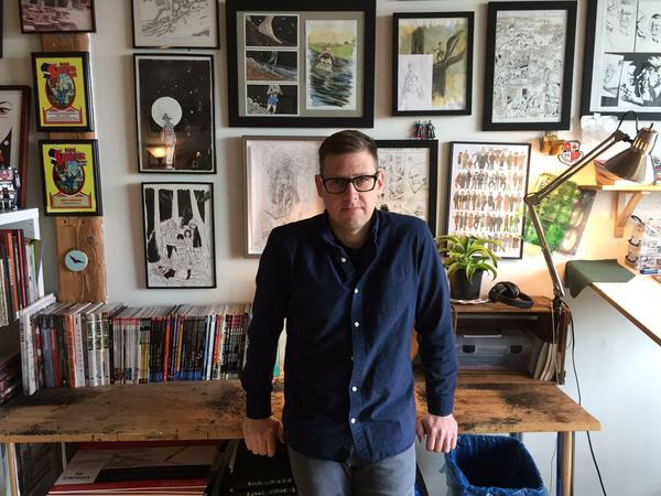 Jeff Lemire in seinem Atelier in Toronto.