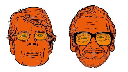 Stephen King, George A.Romero und Bernie Wrightson - gezeichnet von unserem Autor. Für Komplettansicht auf Plus-Symbol klicken.