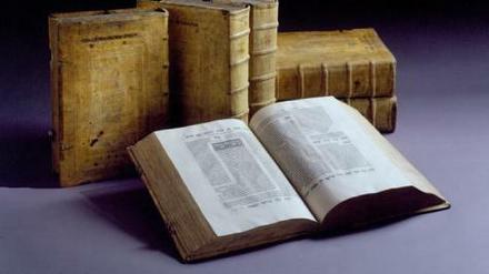 Der Bomberg-Talmud, eine Art jüdische Gutenberg-Bibel.