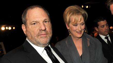 Meryl Streep und Harvey Weinstein bei einer Preisverleihung in L.A., 2012.