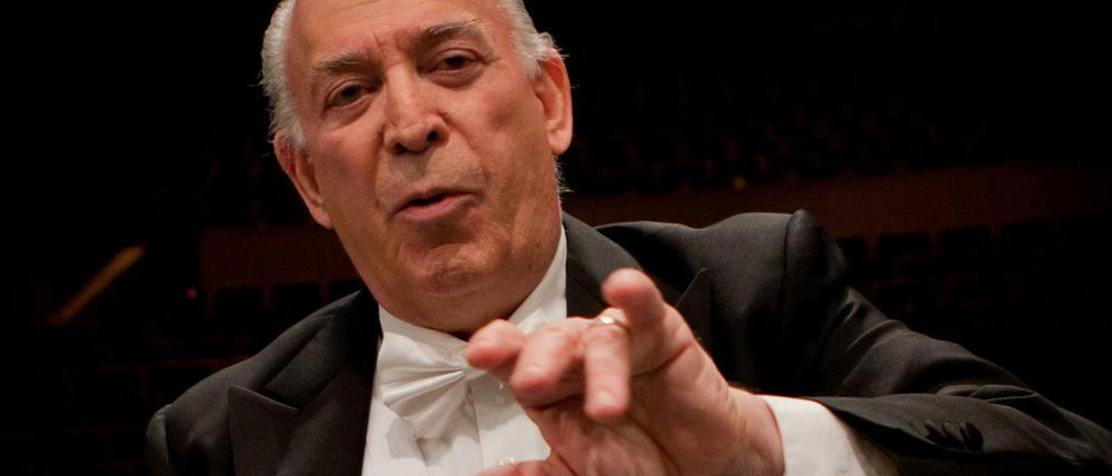 Der israelische Komponist und Dirigent Noam Sheriff (1935-2018).