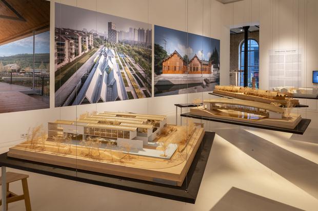 Aedes Architecture Gallery has been introducing Chinese architecture for several years.  The current exhibition shows nine buildings by the Scenic Architecture Office.