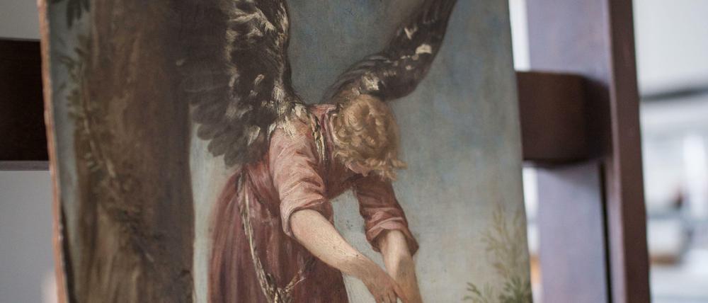 Engel waren in der Kunst schon immer Thema. Wie hier in "Der Engel weckt den Propheten Elias in der Wüste" des Künstlers Juan Antonio Escalante aus dem 17. Jahrhundert 
