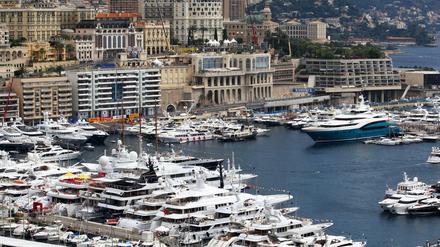 Der Hafen von Monte Carlo.