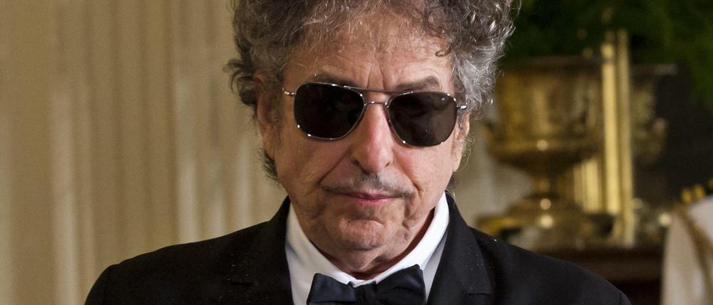 Bob Dylan 2012 im Weißen Haus, wo er mit der US-Freiheitsmedaille geehrt wurde.