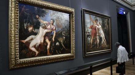 Rubens-Gemälde in einer Ausstellung im Kunsthistorischem Museum in Wien , 2017. 