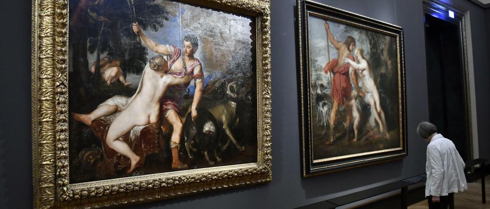 Rubens-Gemälde in einer Ausstellung im Kunsthistorischem Museum in Wien , 2017. 