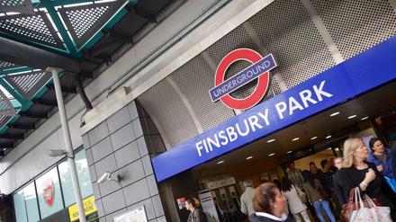 London's Finsbury Park tube station.