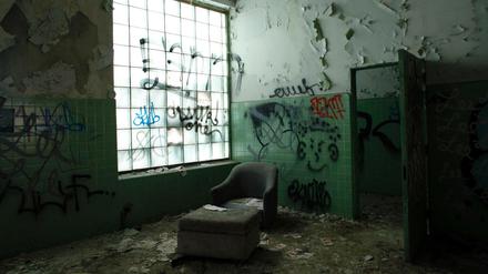 Ruinen wie diese in Detroit faszinieren den Helden in Groschupfs Roman "Lost Girl". 