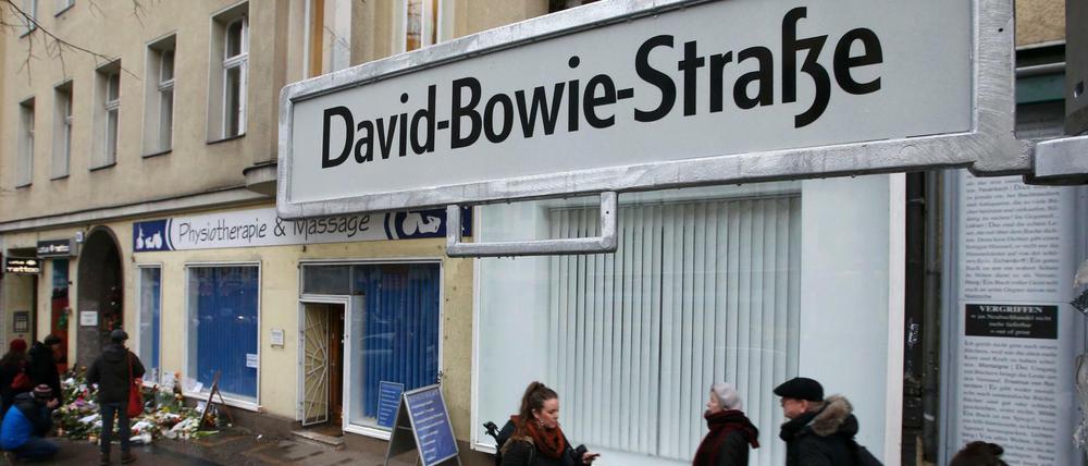 Liegt das Haus Hauptstraße 155 bald in der hier schon mal fingierten Bowie-Straße?