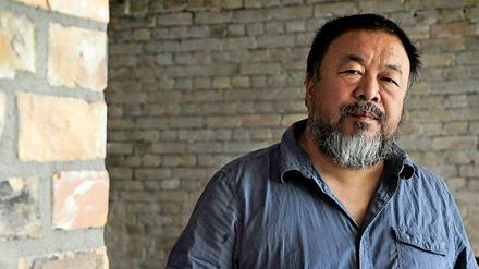 Ai Weiwei, 57, in seinem Atelier am Pfefferberg, ein Backsteinbau mit Kellergewölben in der ehemaligen Brauerei.