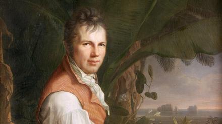 Alexander von Humboldt auf einem Gemälde von Friedrich Georg Weitsch.