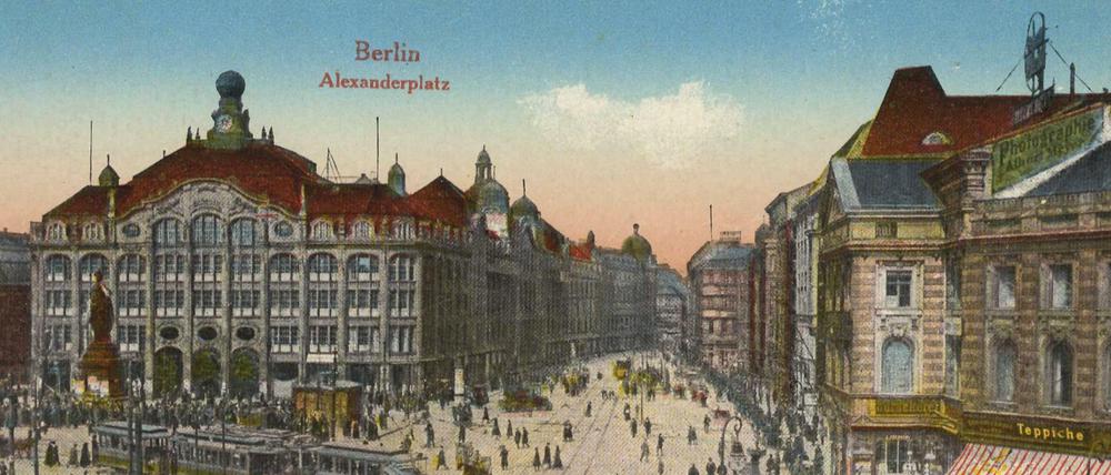 Alexanderplatz um 1905. 