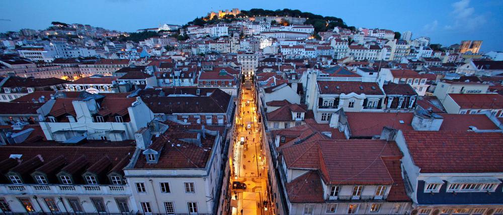 Die stille Schöne: Blick auf die Altstadt von Lissabon 