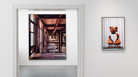 Thomas Florschuetz im Haus am Waldsee: Die Ausstellung  „Überlagerungen“ zeigt vorwiegend Fotografien von Architekturen und Interieurs.