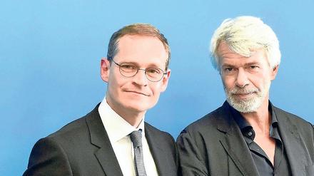 Michael Müller und Chris Dercon im April 2015.