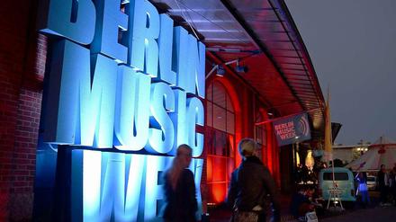 Das Berlin Music Week-Zentrum im Postbahnhof am Ostbahnhof.