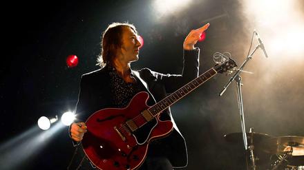Jochen Distelmeyer beim Blumfeld-Konzert im Astra am 13. September 2014