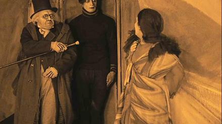 "Das Cabinet des Dr. Caligari" gilt als Meilenstein der Filmgeschichte. Links Werner Krauß in der Titelrolle, daneben Conradt Veit und Lil Dagover.