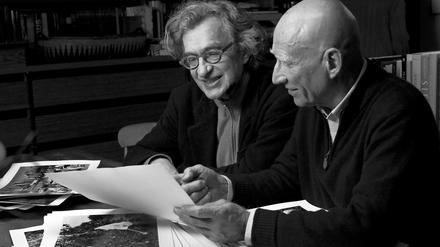 Regisseur Wim Wenders mit Juliano Ribeiro Salgado 