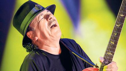 Heilige Hingabe. Carlos Santana im Sommer 2016 auf dem Cap Roig Festival im spanischen Girona.