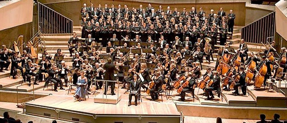 Der Philharmonische Chor in der Berliner Philharmonie.