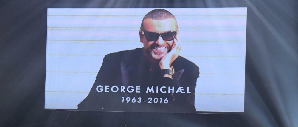 Auch an George Michael wurde bei den Brit Awards erinnert.