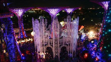 Auch eine Art "Wonderland": Weihnachten in Singapur