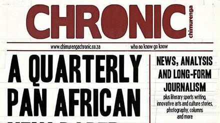 Die "Chimurenga Chronic" im Muster-Layout.