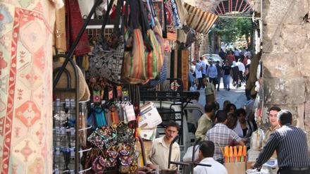 Erinnerung an bessere Tage. In der Altstadt von Damaskus, 2009.
