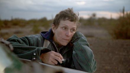 Frances McDormand in einer Szene des demifiktionalen Filmdamas "Nomadland". 