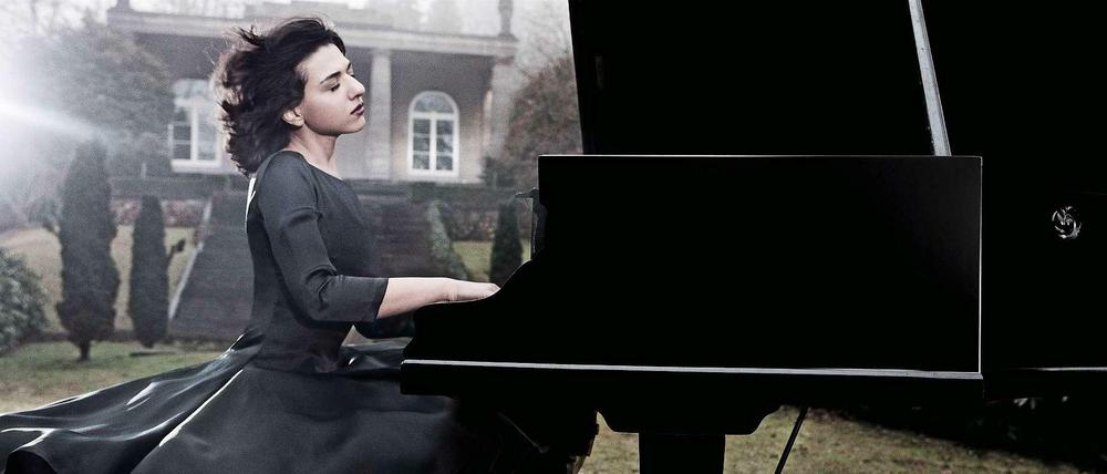 Die georgische Pianistin Khatia Buniatishvili.