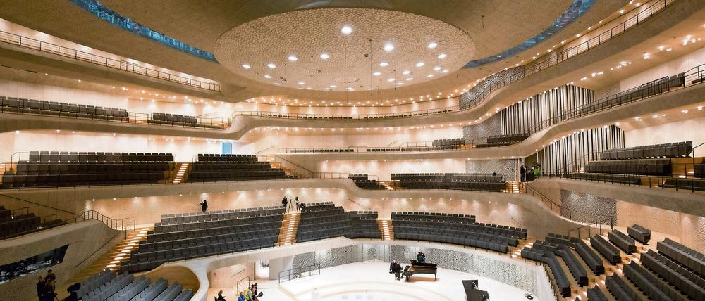 Der Große Saal der Elbphilharmonie in Hamburg.