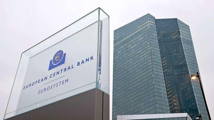 Die Europäische Zentralbank in Frankfurt am Main.