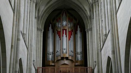 Die neue Orgel des Magdeburger Domes. Die größte Orgel Sachsen-Anhalts hielt der Hitze stand.