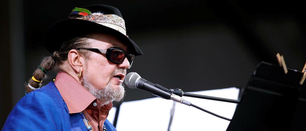 Mac Rebennack alias Dr. John auf dem New Orleans Jazz and Heritage Festival im April 2013. 