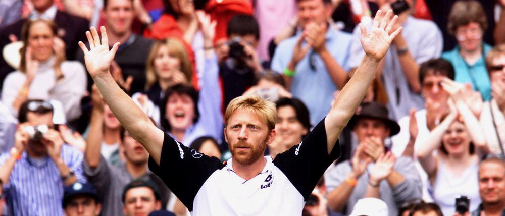 Der „siebzehnjährigste Leimener“: Boris Becker bei seinem letzten Rriumph in Wimbledon 1999.