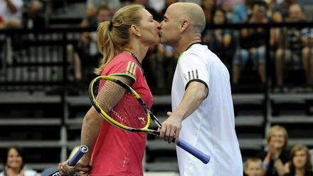 Siegertypen. Steffi Graf und Andre Agassi.